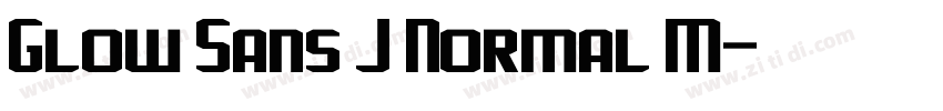 Glow Sans J Normal M字体转换